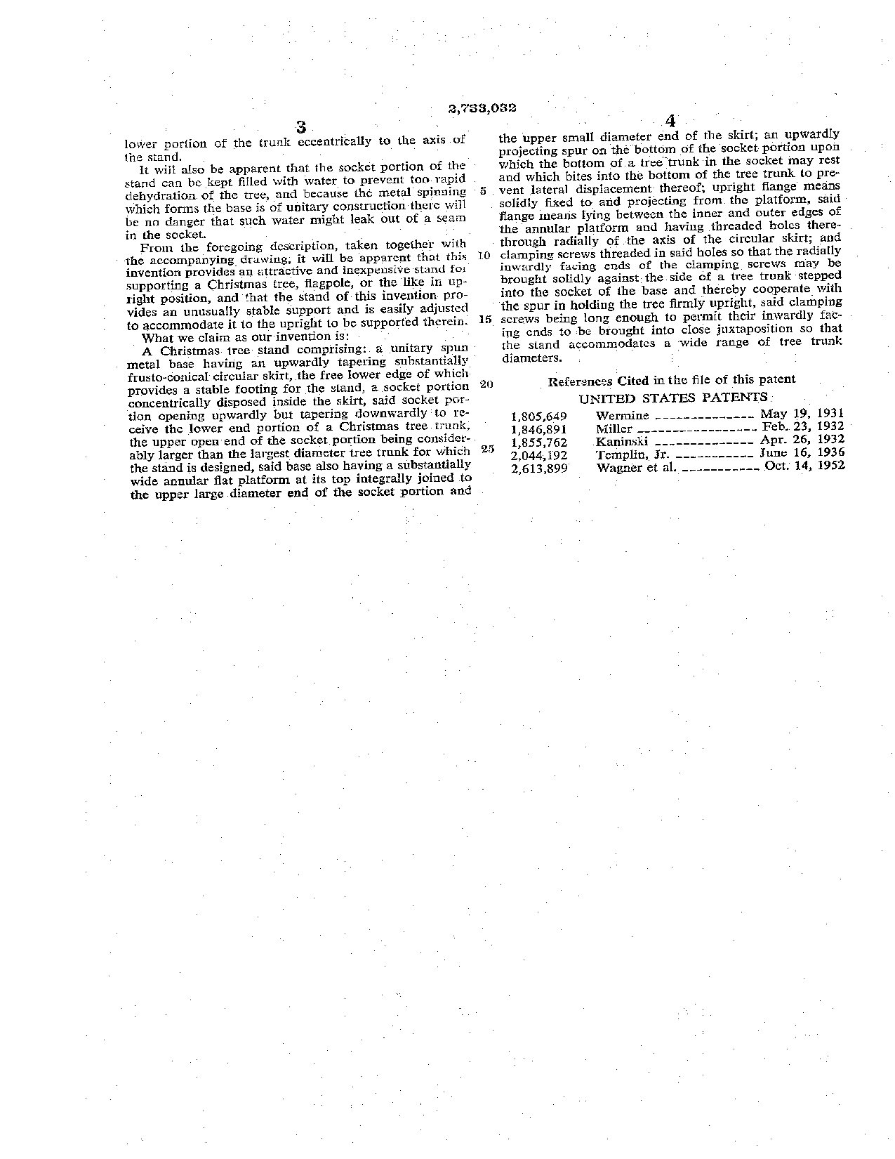 U.S. Patent 2,733,032 page 3