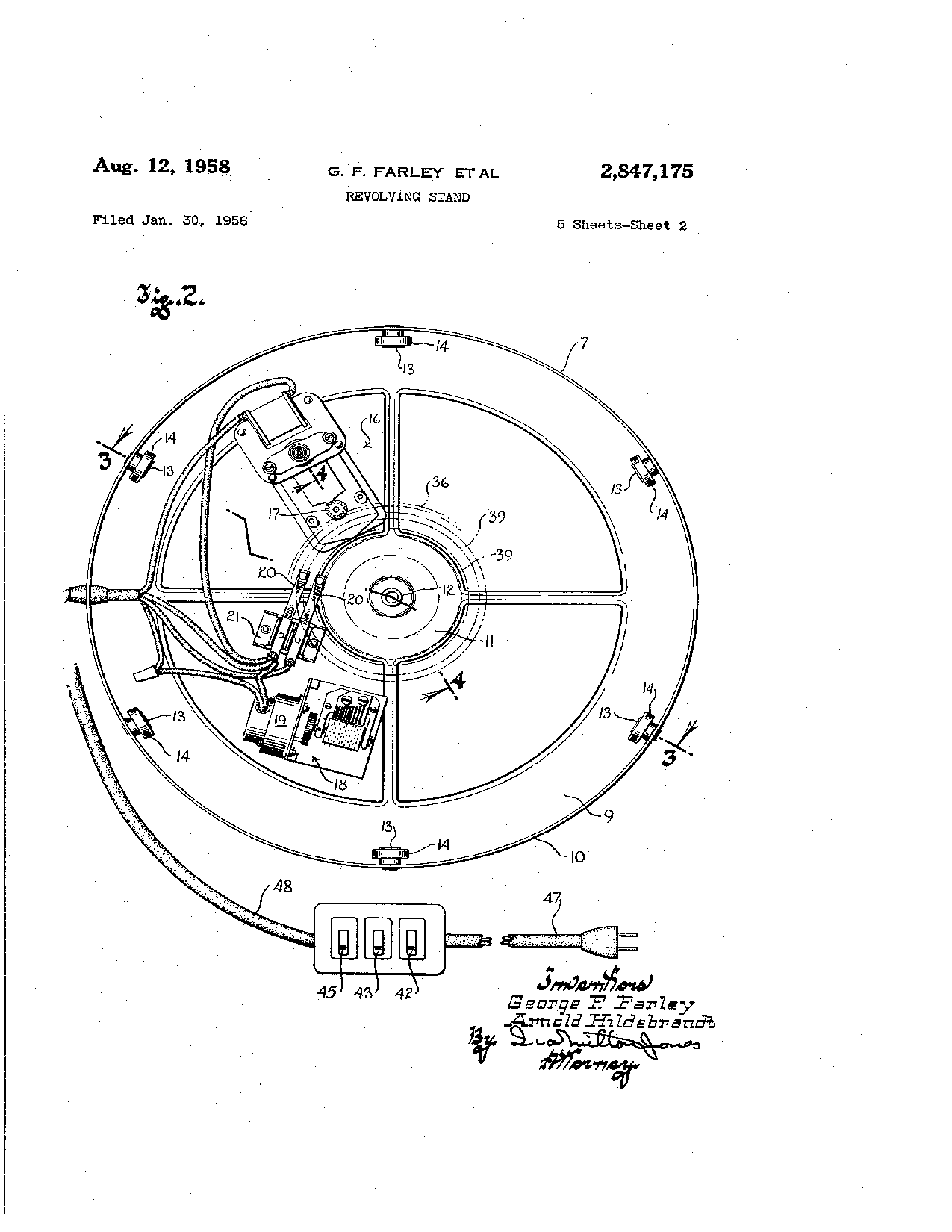 U.S. Patent 2,847,175 page 2